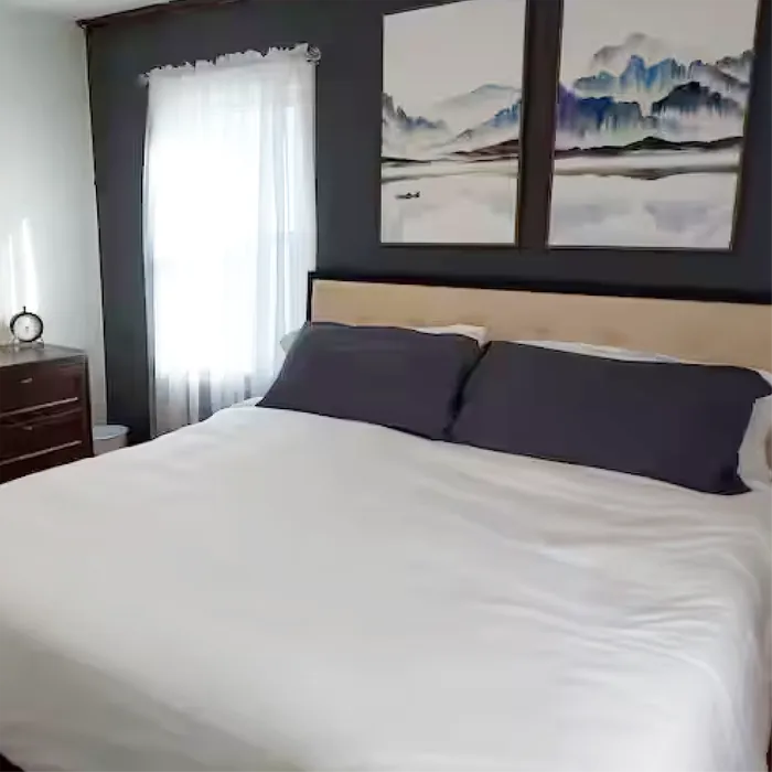 Family Comfort bedroom with king bed and mountain artwork